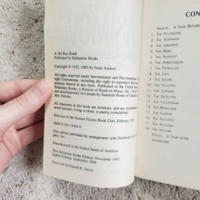 The Currents of Space (8th Ballantine Books Printing, 1988)
