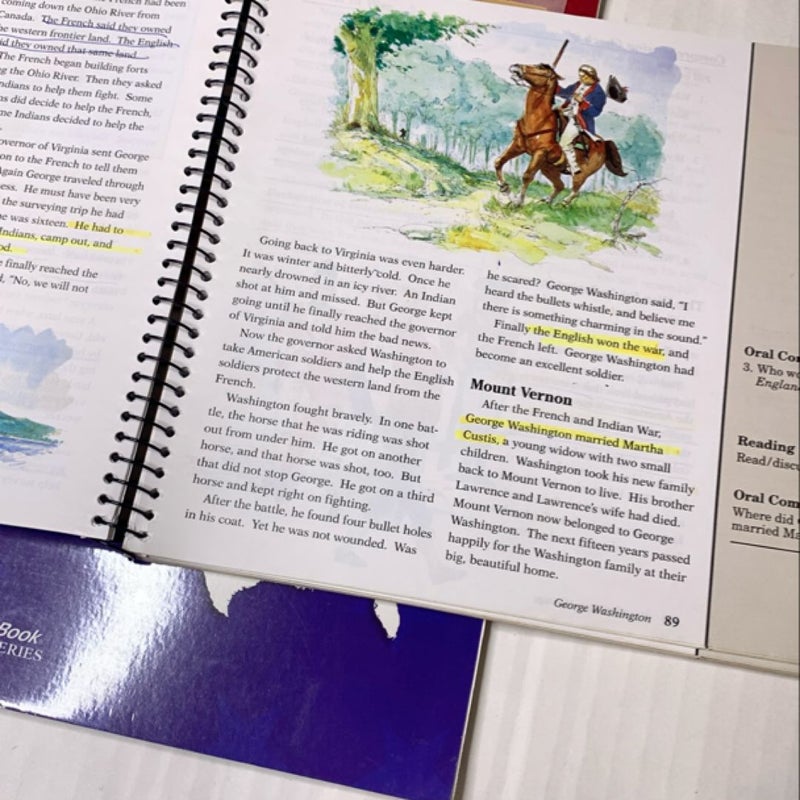 Abeka Our American Heritage Teacher Edition Set of 3 books