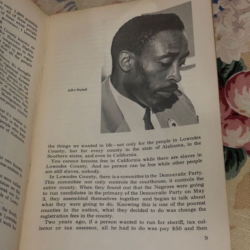 Official June, 1966 The Black Panther Party Pamphlet