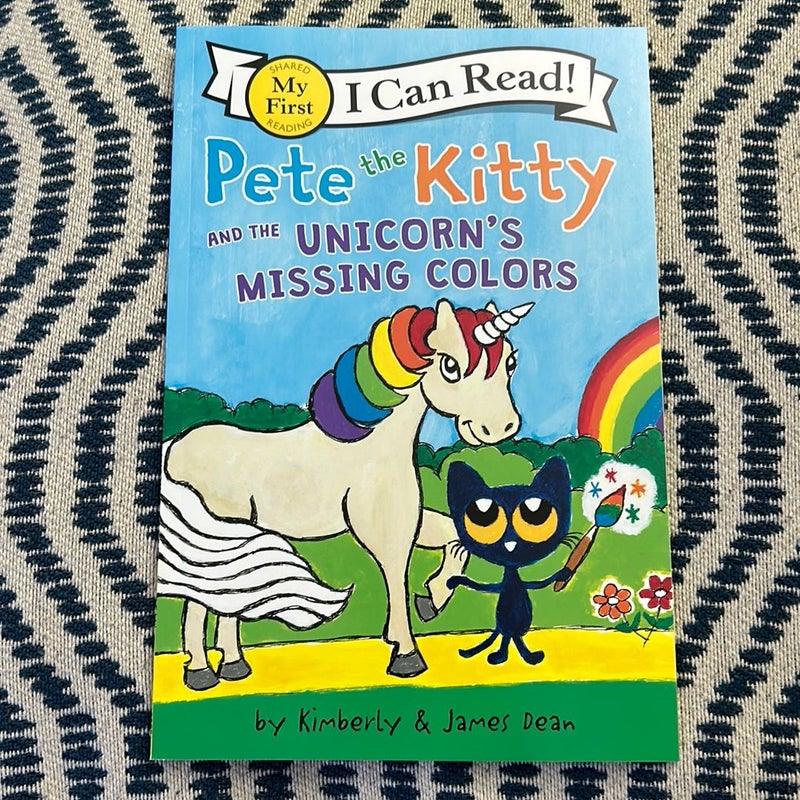 Pete the Kitty and the Unicorn's Missing Colors