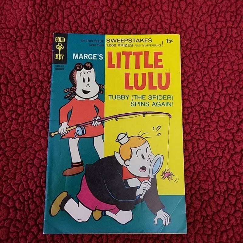 MARGE'S LITTLE LULU #194 1969 GOLD KEY SILVER AGE COMIC