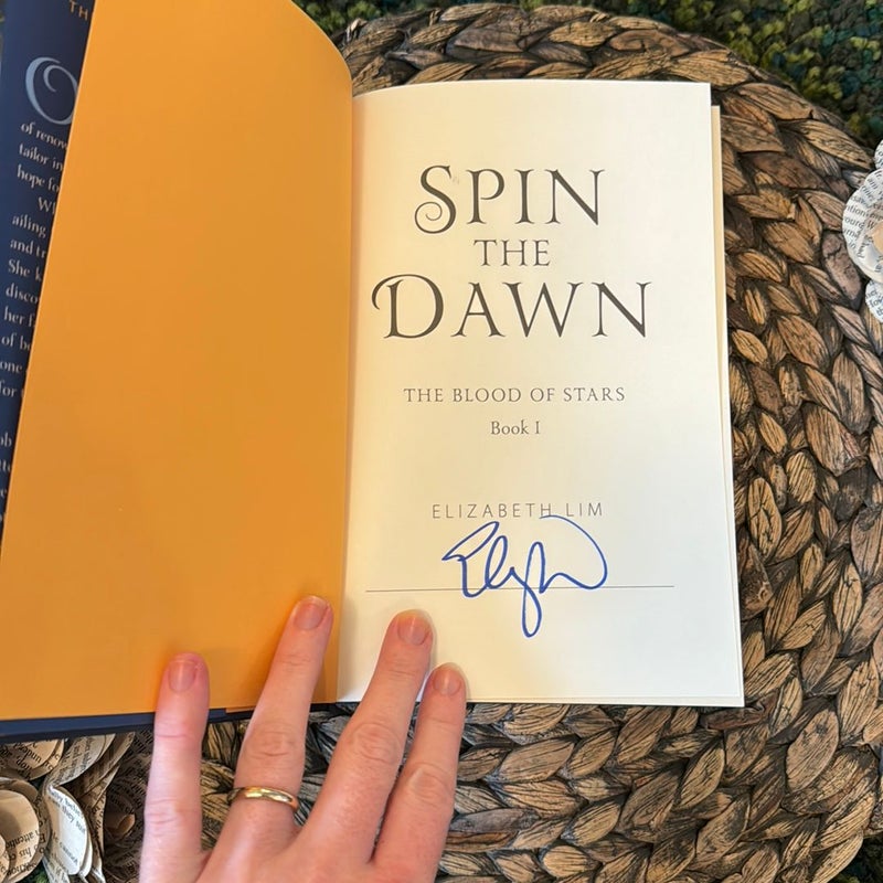 Spin the Dawn - SIGNED 1st Ed, 1st Printing