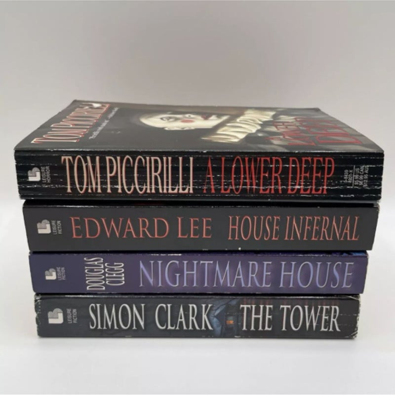 Lot of 4 Vintage Horror Paperbacks