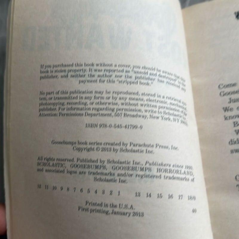 goosebumps Son of Slappy First Edition