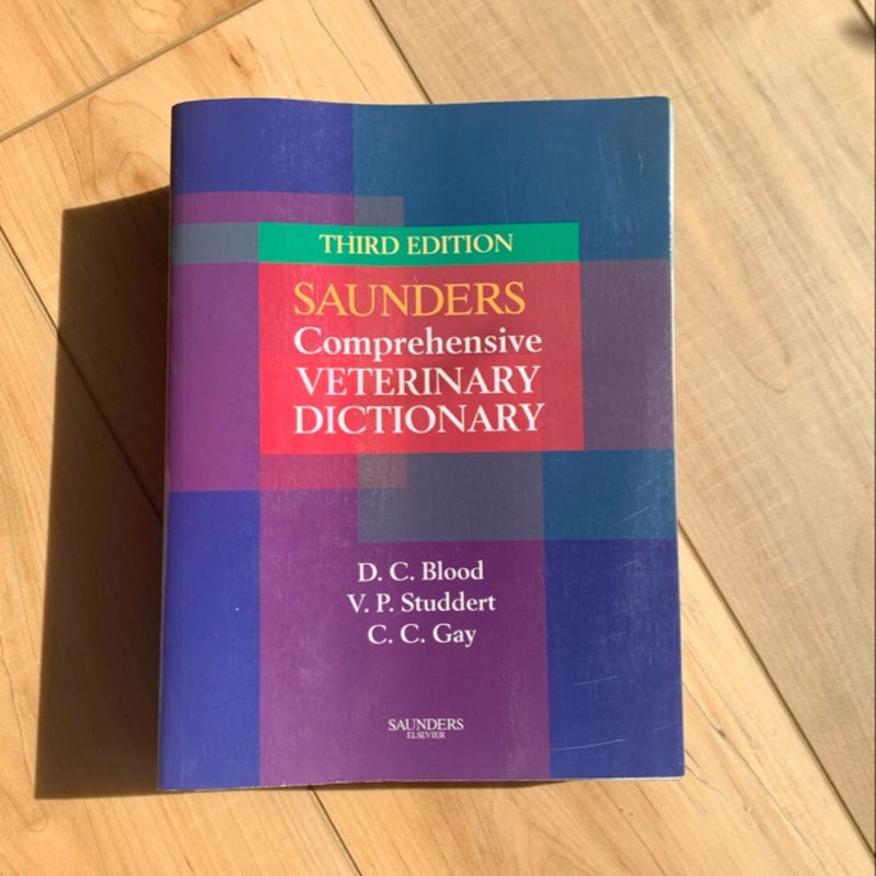 Saunders Comprehensive Veterinary Dictionar