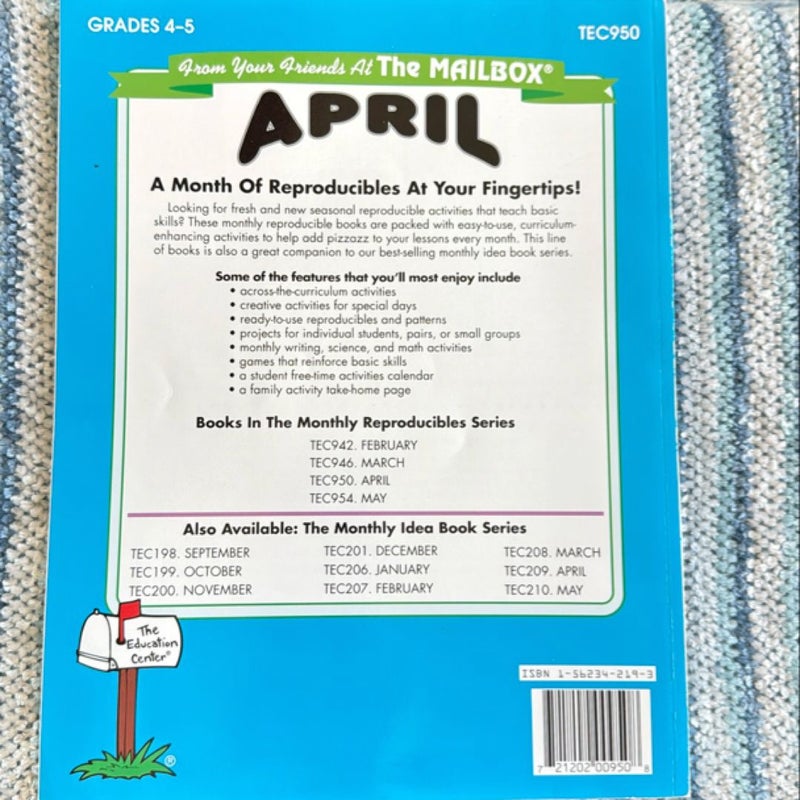 April: Reproducible Activities, Grades 4-5