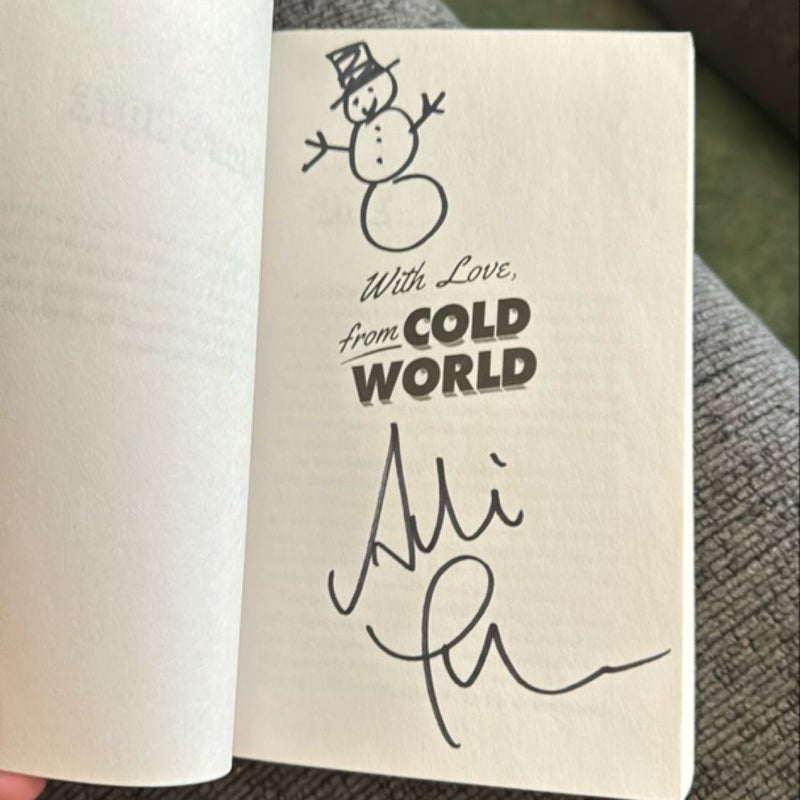 With Love, from Cold World (signed!)