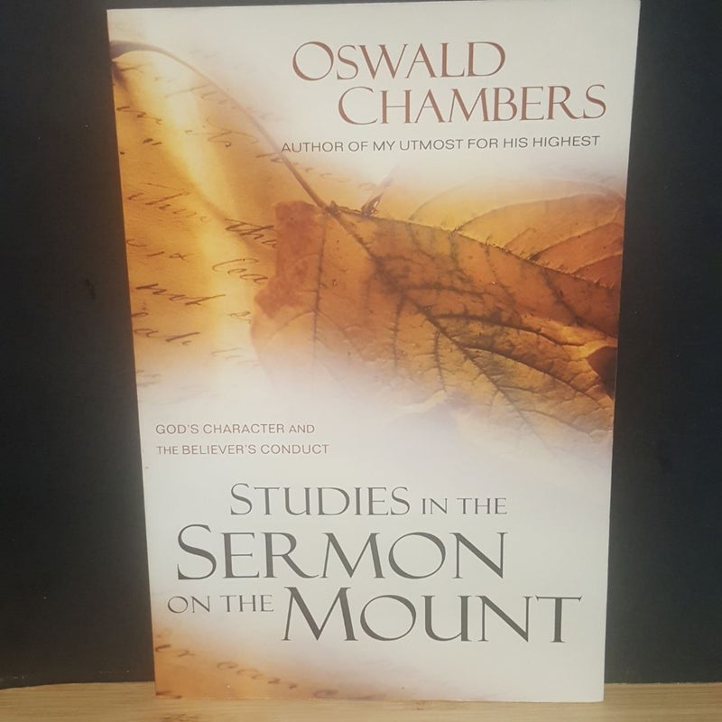 Studies in the Sermon on the Mount