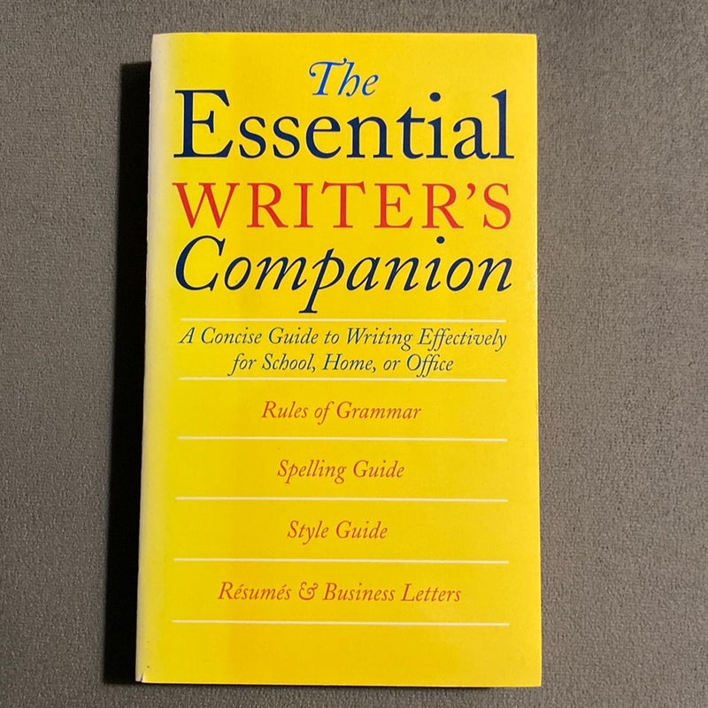 The Essential Writer's Companion