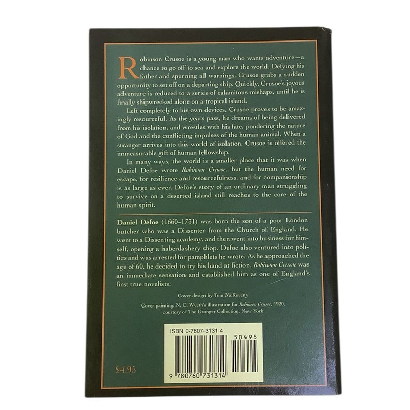 THE LIFE AND ADVENTURES OF ROBINSON CRUSOE