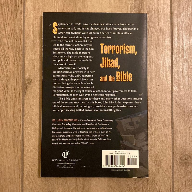 Terrorism, Jihad, and the Bible by John F. MacArthur, Paperback ...