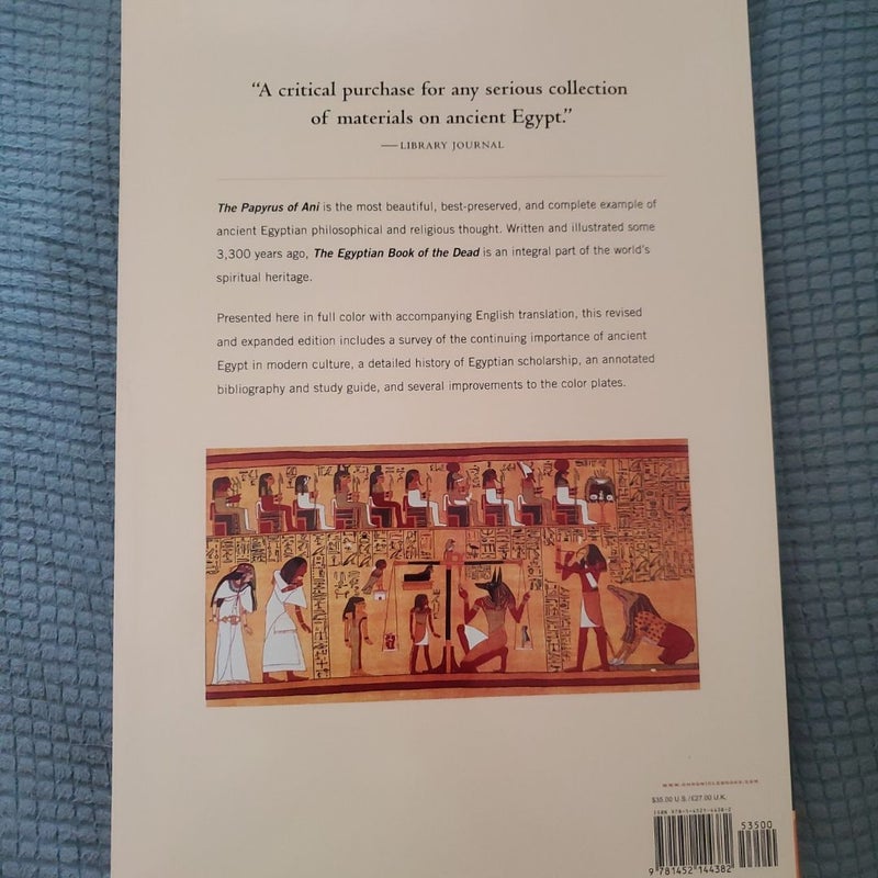 Egyptian Book of the Dead: the Book of Going Forth by Day