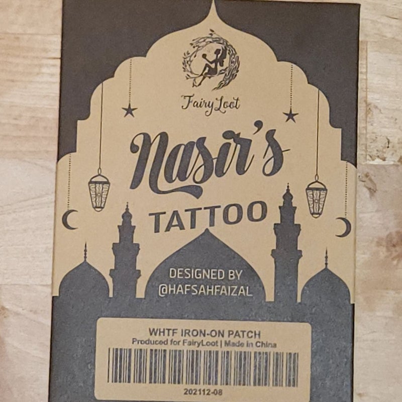 We Hunt The Flame Nasir’s tattoo Iron on Patch