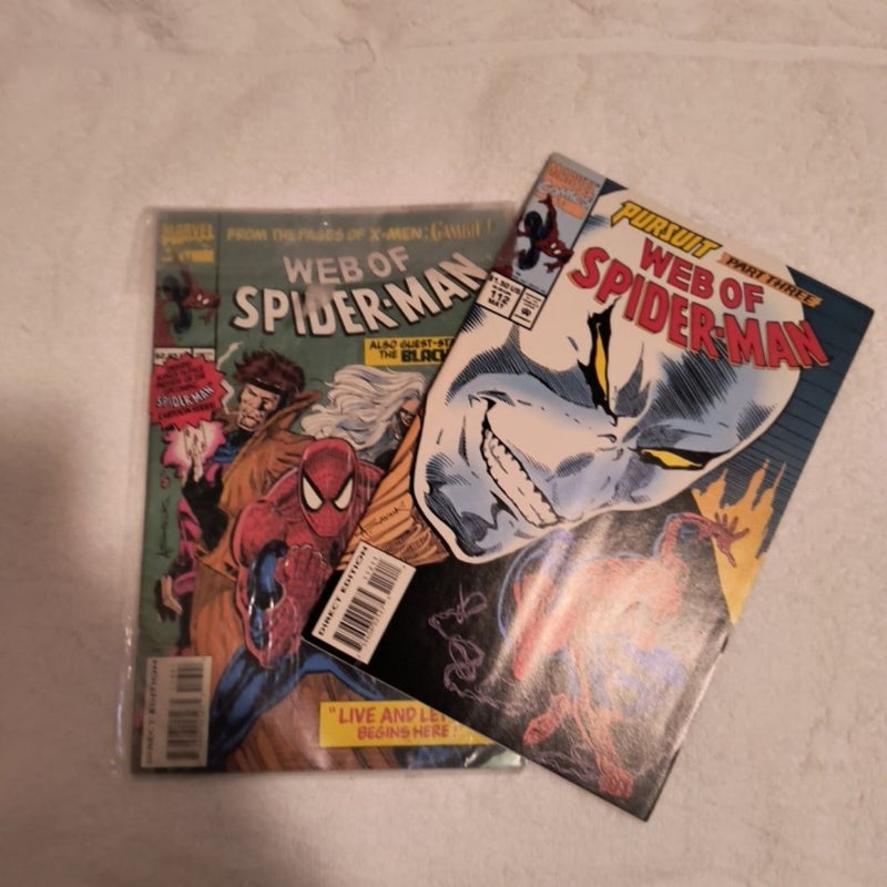 2 Web of Spiderman comics