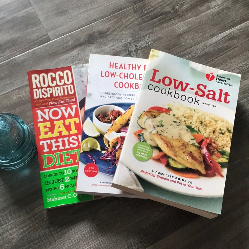 Cookbook Bundle (Now Eat This, Low-Salt Cookbook, Healthy Fats Low Cholesterol Cookbook)