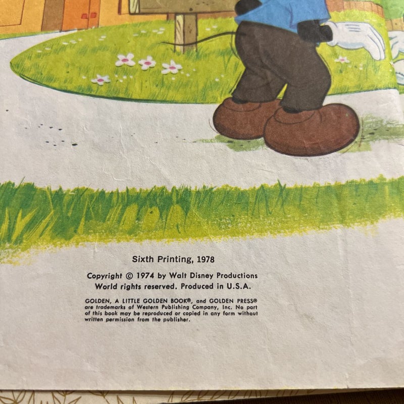 Mickey Mouse and the Great Lot Plot (Disney) - Little Golden Book