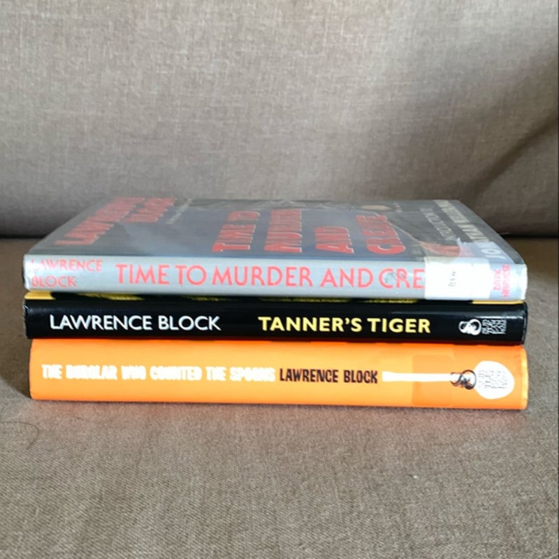 BUNDLE: Three Small Press Hardcovers by Lawrence Block!