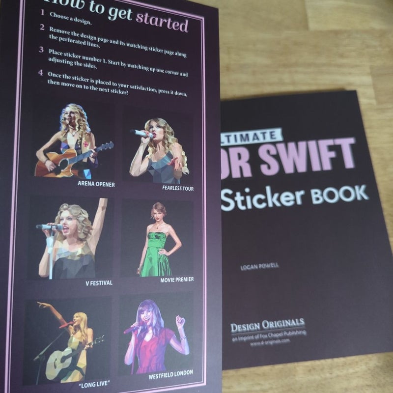 Ultimate Taylor Swift Paint by Sticker Book 100% Unofficial