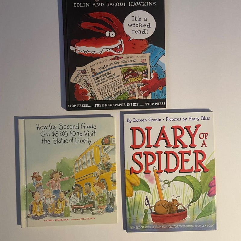 3 Picture Book Hardcovers for Children 