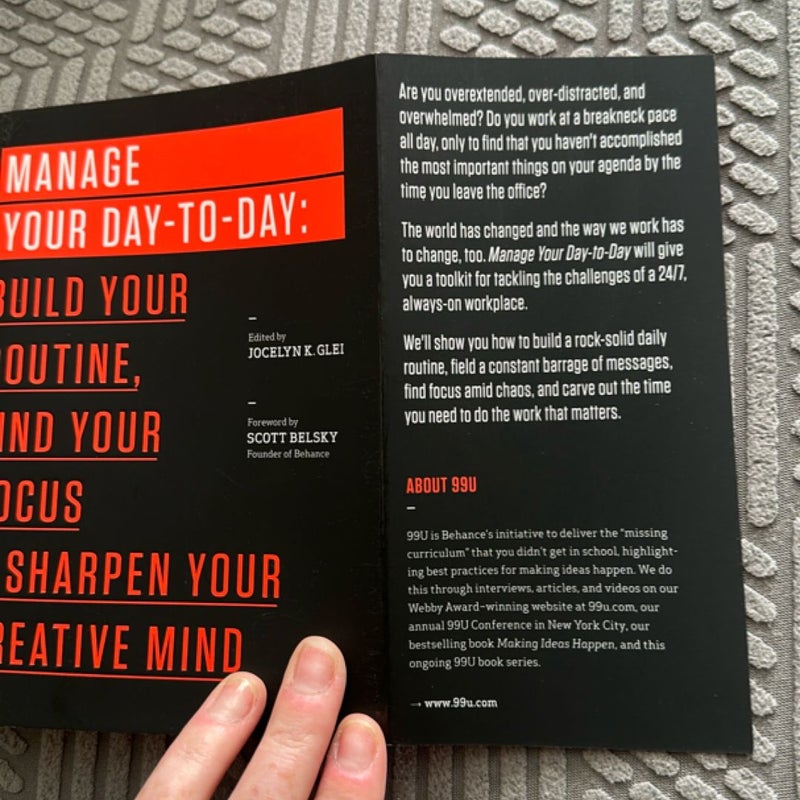 Manage Your Day-To-Day