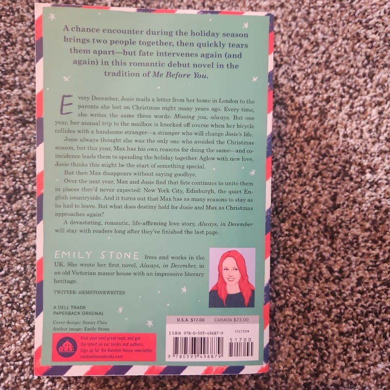 Always, in December by Emily Stone, Paperback | Pangobooks