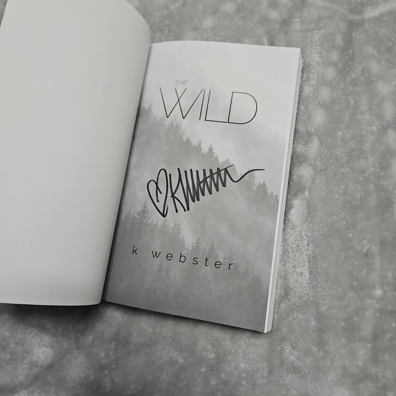 The Wild by K Webster signed book