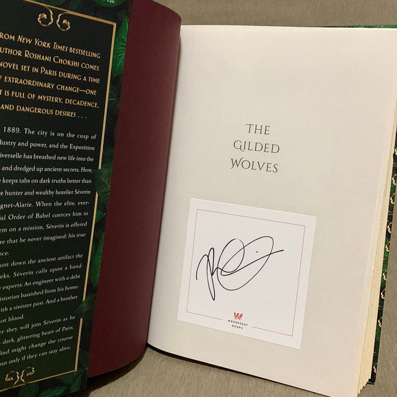 The Gilded Wolves SIGNED