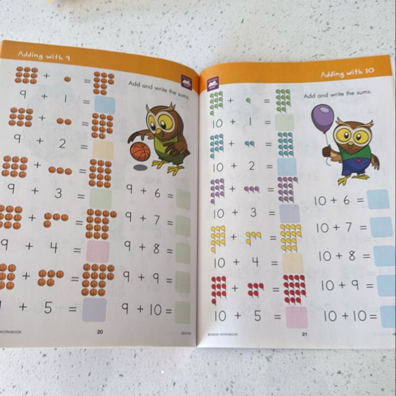 Grade 1 Addition Math Workbook