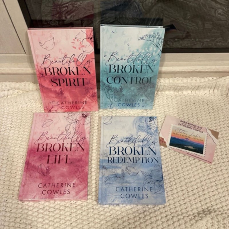 Dark & Quirky Hardback Sutter Lake series by Catherine Cowles books 2-5