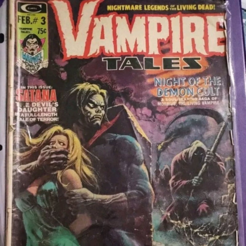 VAMPIRE TALES  # 3  FEB. 1974  MARVEL COMICS GROUP