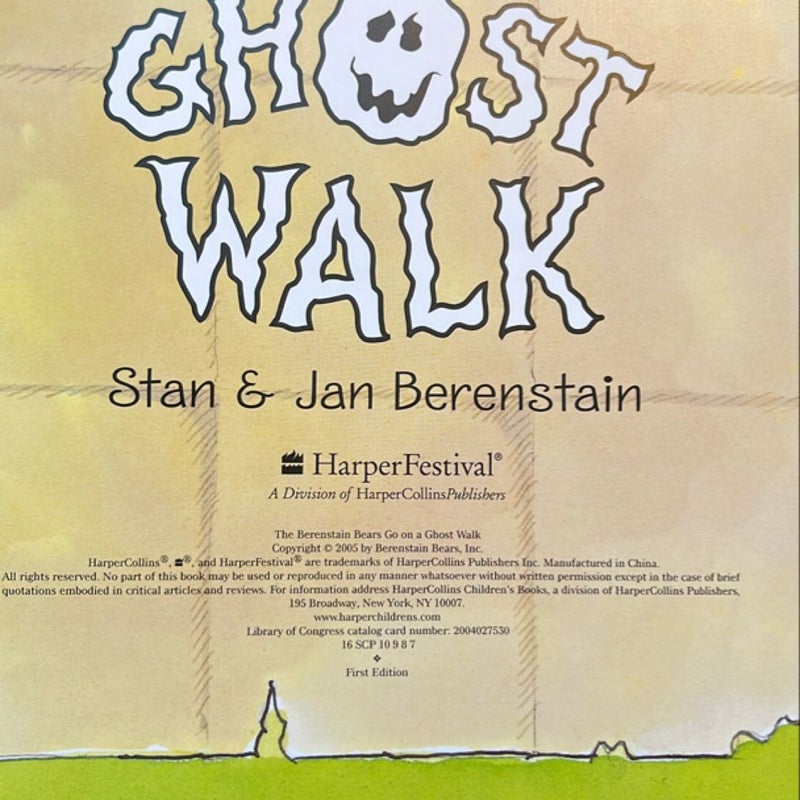 The Berenstain Bears Go on a Ghost Walk