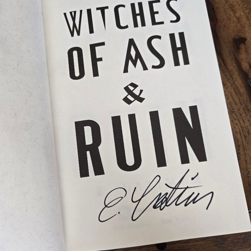Witches of Ash and Ruin, signed