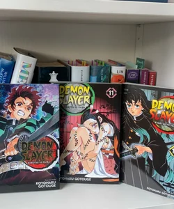 Demon Slayer: Kimetsu No Yaiba, Vol. 10, 11, and 12