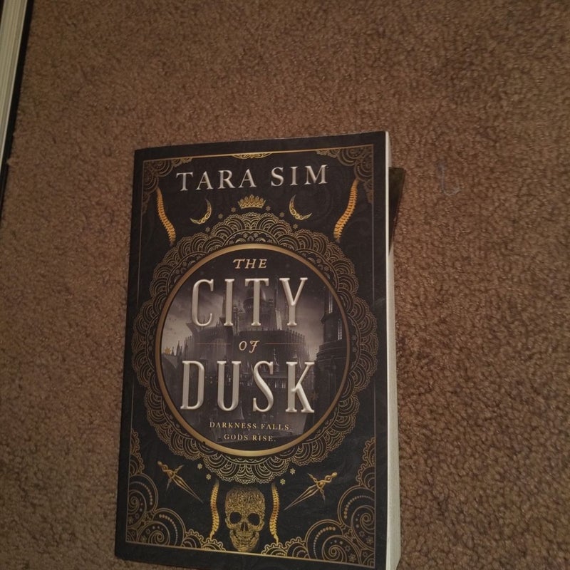 The City of Dusk signed copy with art print 