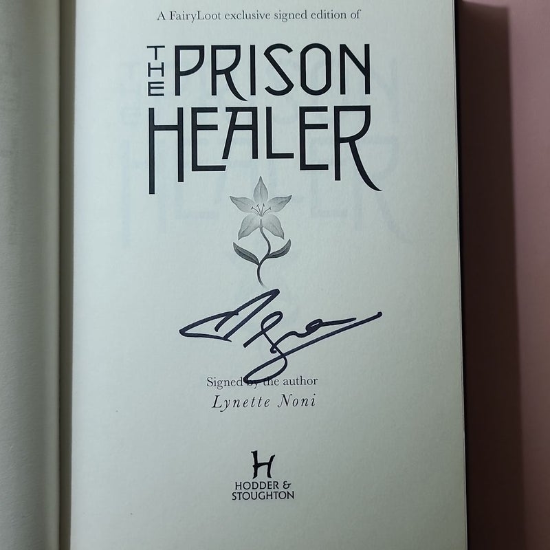 The Prison Healer - Fairyloot- Autographed 
