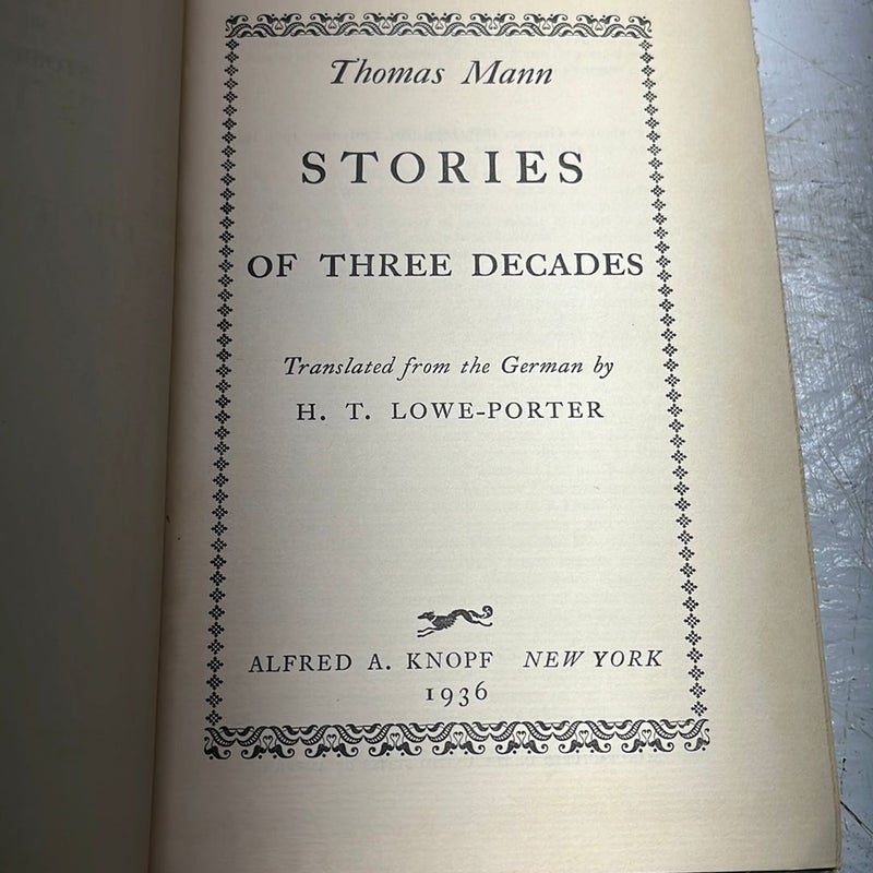 Stories of Three Decades