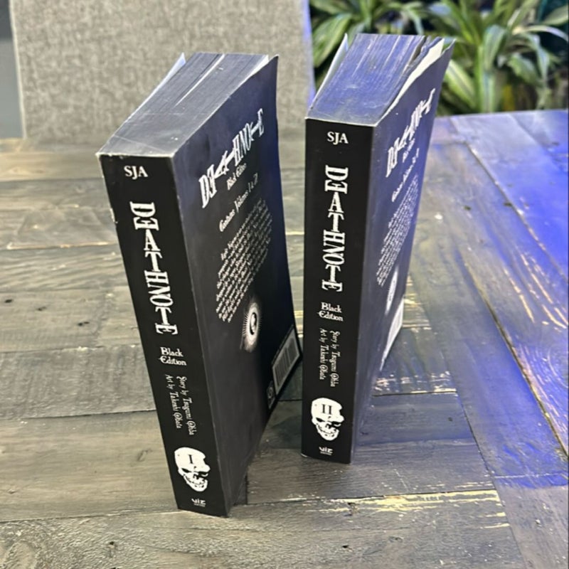 Death Note Black Edition, Vol. 1 and 4