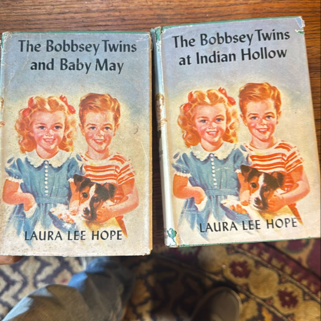 2 vintage Bobbsey Twin books