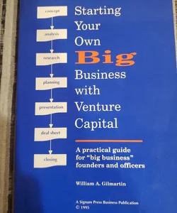 Starting Your Own Big Business with Venture Capital