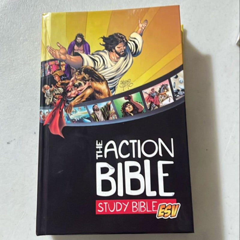 The Action Bible Study Bible ESV (Hardcover)