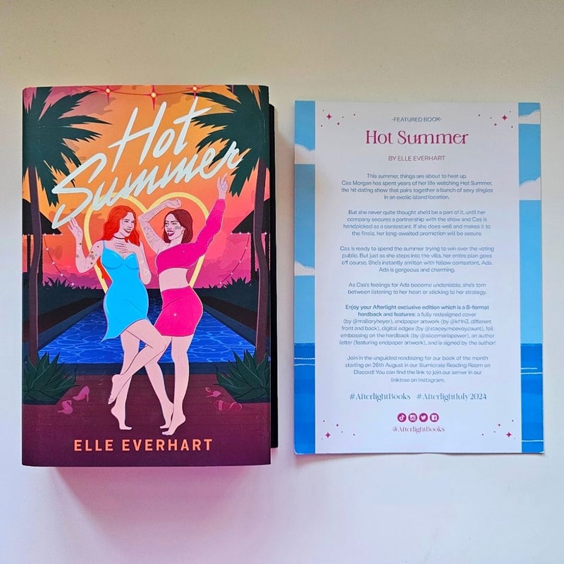 Hot Summer SIGNED by Elle Everhart Illumicrate Afterlight Special Edition NEW