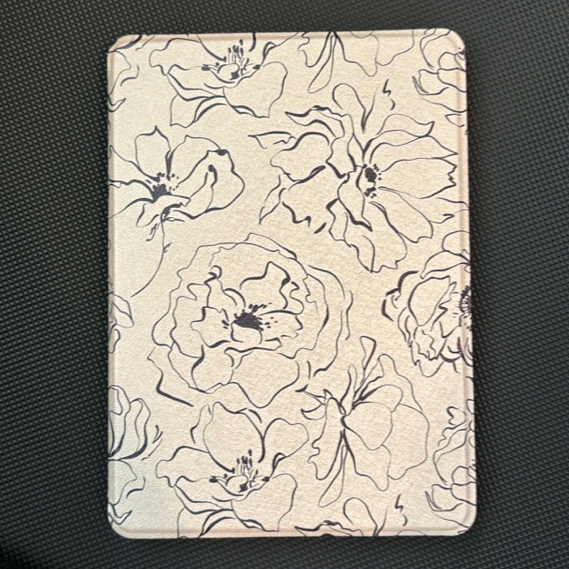 Page the shop flower kindle case 