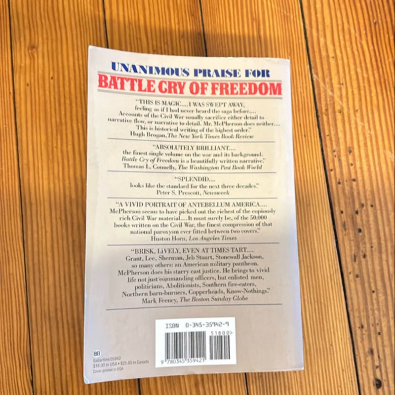 Battle Cry of Freedom (Signed First Ballantine Books Edition)