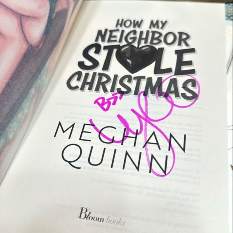 How My Neighbor Stole Christmas( Signed) Special Page Overlay 