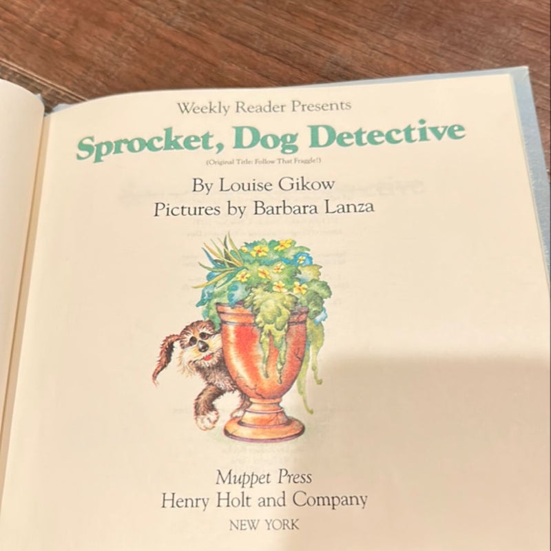 Sprocket, Dog Detective