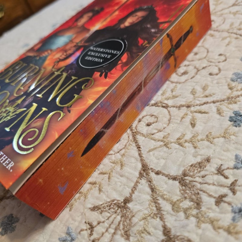 Burning Crowns - Waterstones Signed Edition