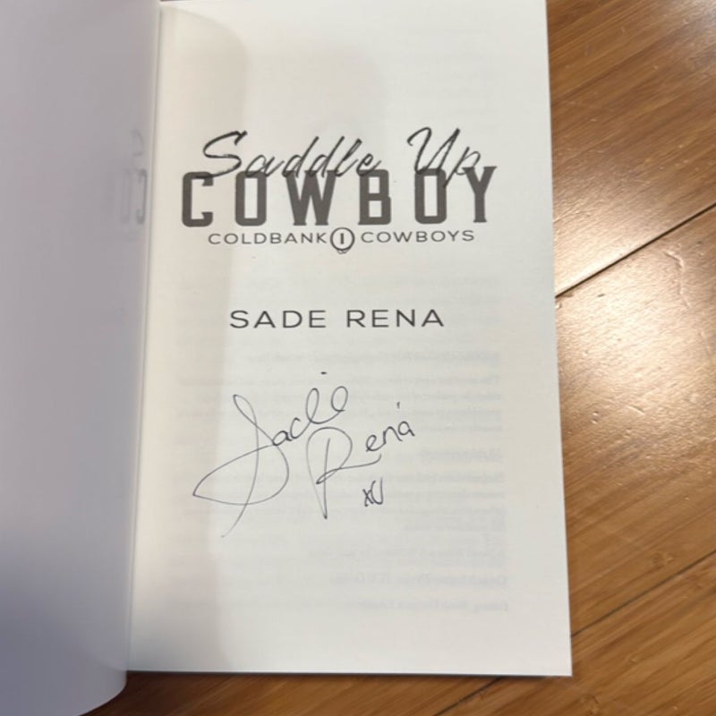 Saddle Up Cowboy SIGNED 