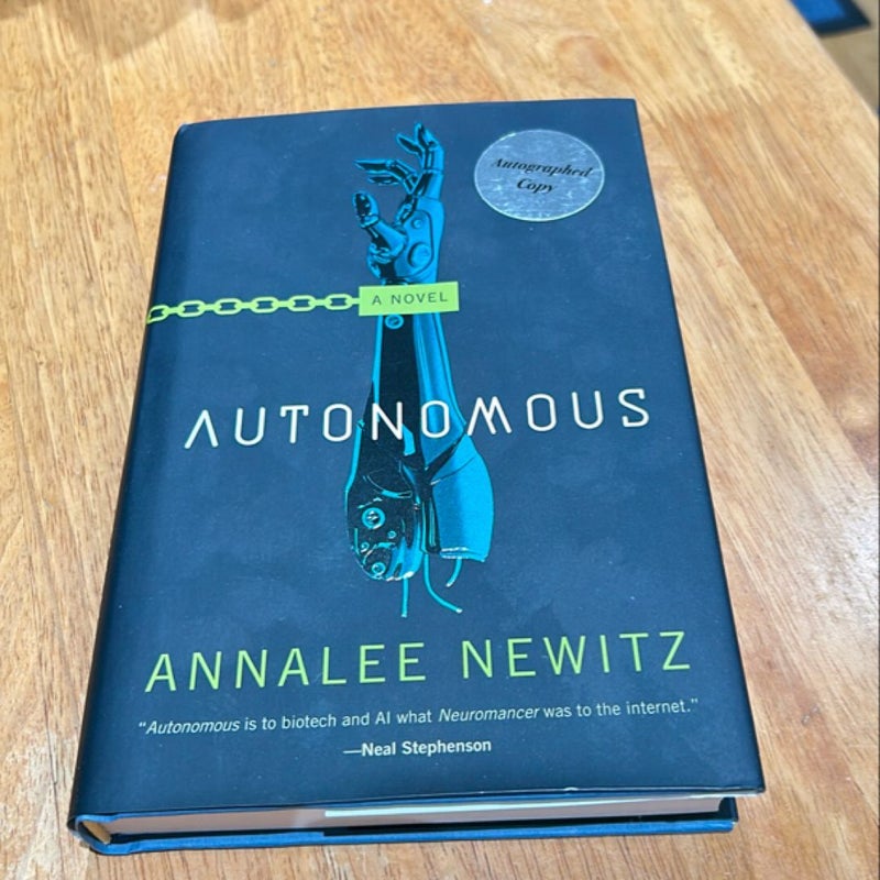 Signed 1st Ed /1st * Autonomous