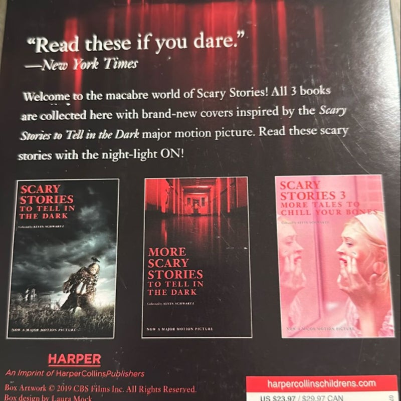 Scary Stories 3-Book Box Set Movie Tie-In Edition