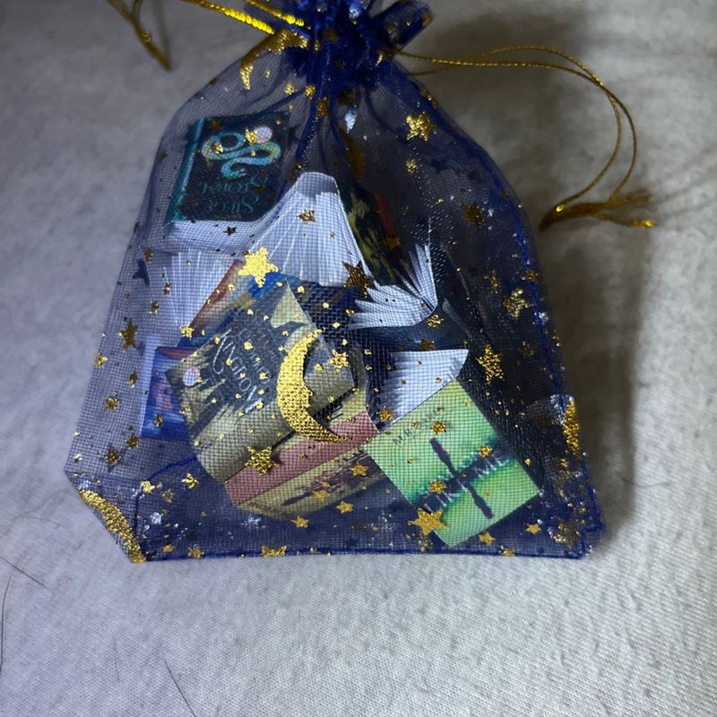 Mini Book Pouches - Navy Blue Pouch (Adult Fantasy 18+)